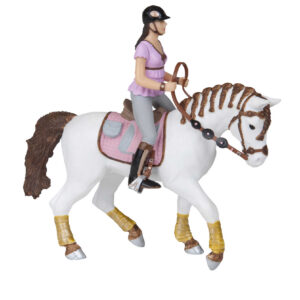 PAPO - Horse with braided pigtails