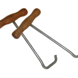 Boot horn with wooden handle