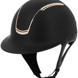 Wide visor with rose gold chrome insert EQUITHÈME – Soazy helmet