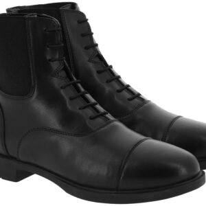 RIDING WORLD synthetic ankle boots with lacing