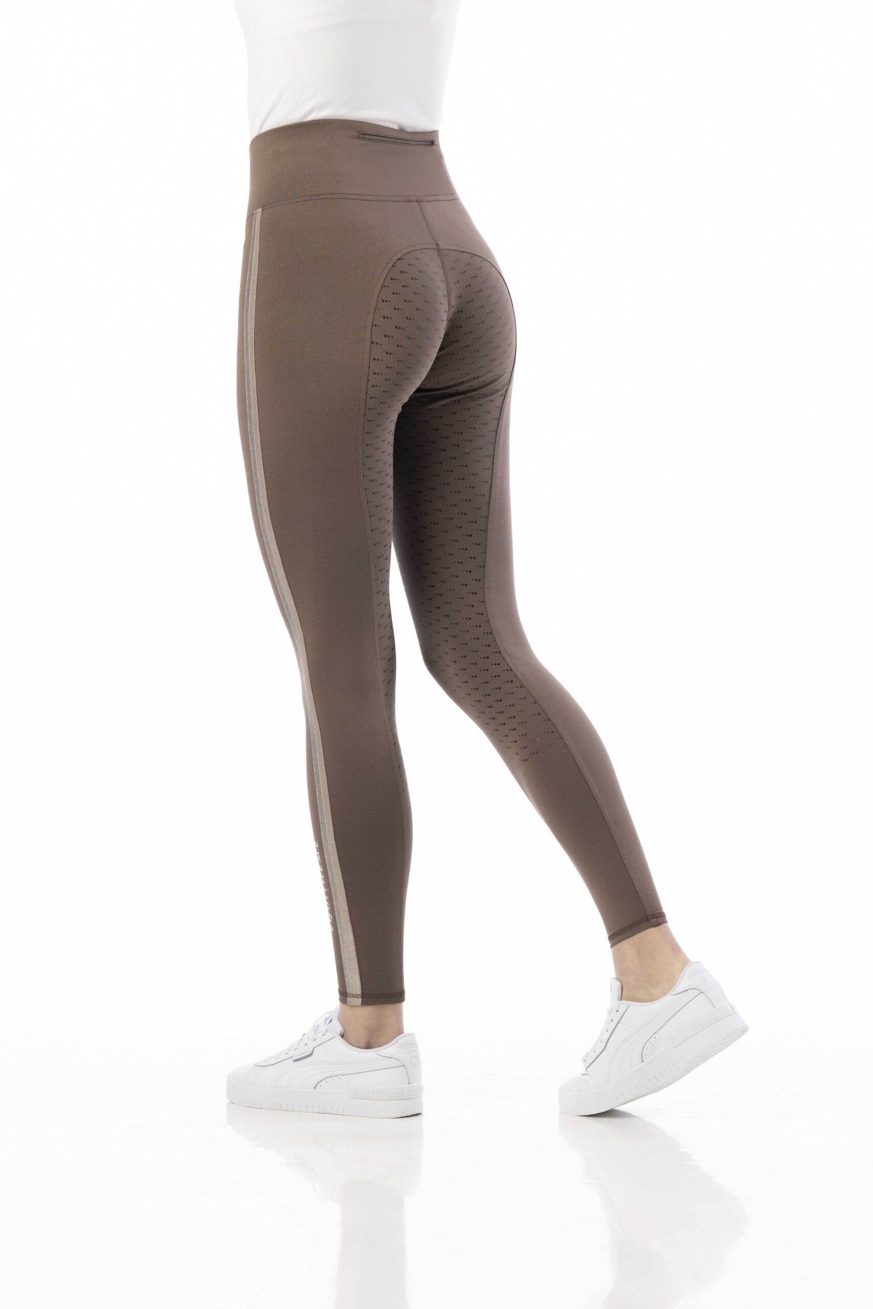 Legging EQUITHÈME - latte- , Siliconboden - Image 2