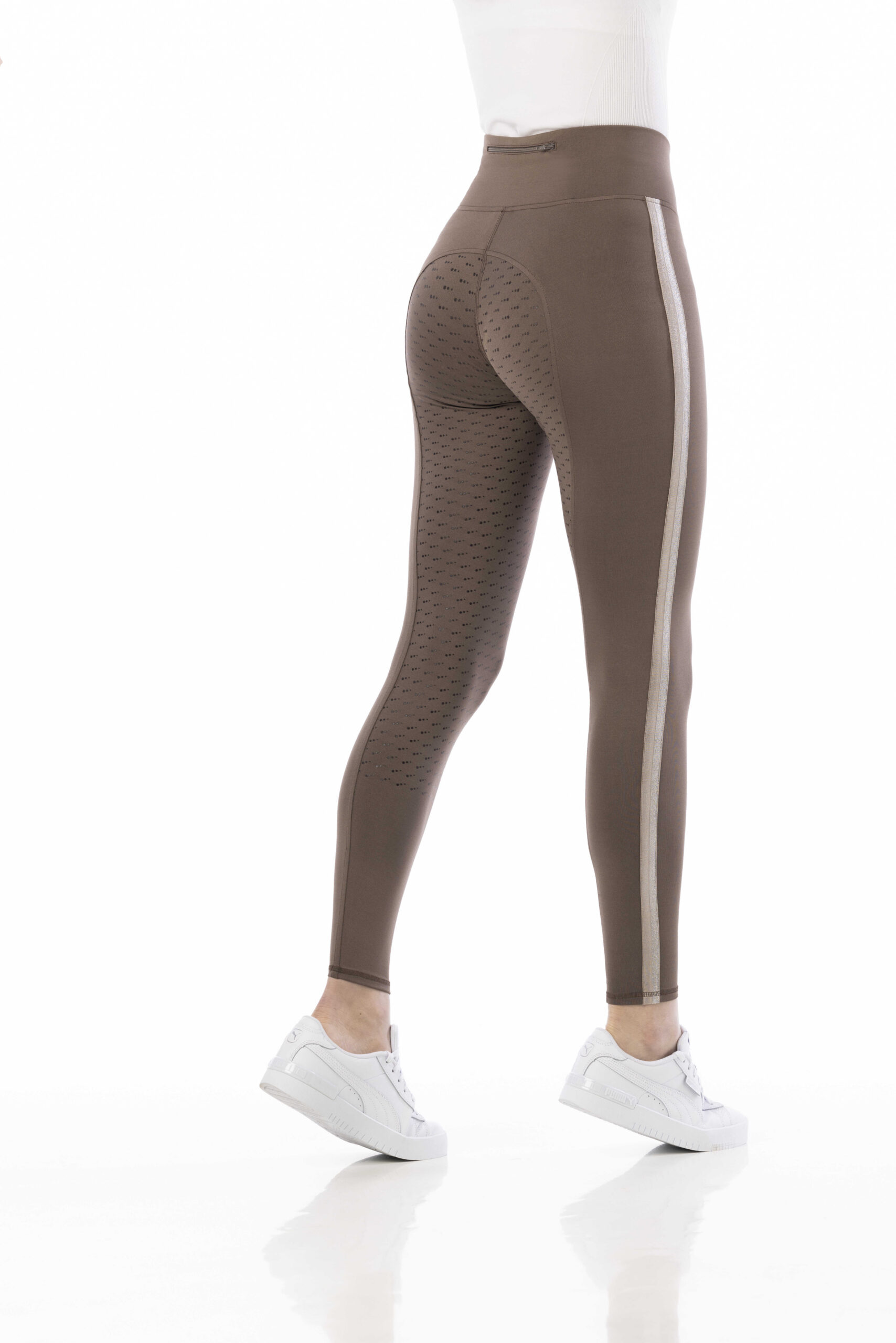 Legging EQUITHÈME - latte- , Siliconboden - Image 3