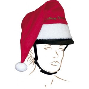 EQUITHÈME Helmet Cover - Christmas