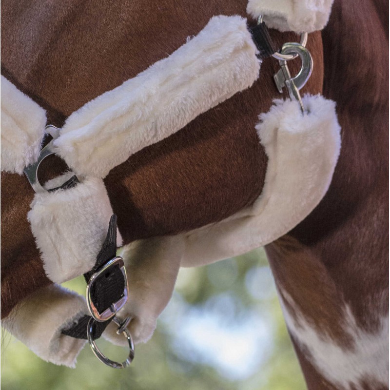 NORTON Full Synthetic Sheepskin Headcollar - Image 9