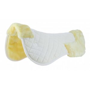 RIDING WORLD Back pad synthetic sheepskin