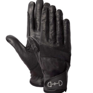 Horze Women's Leather Mesh Riding Gloves