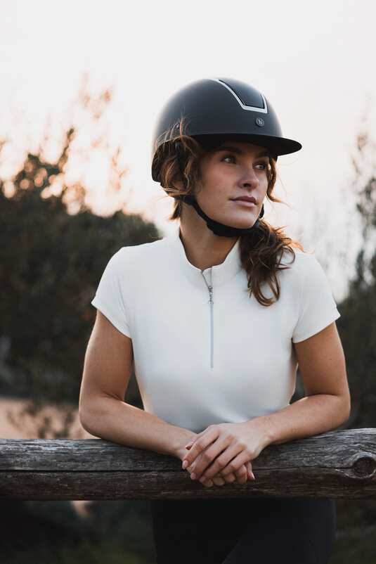 HORZE Atmos Metallic II Riding Helmet - Image 3