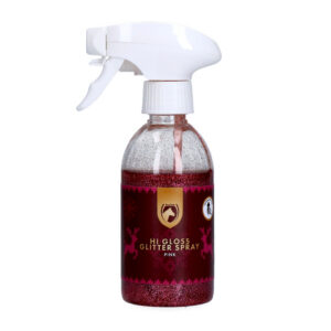 Excellent Horse Christmas Hi Gloss Glitter Spray Pink 250 ml
