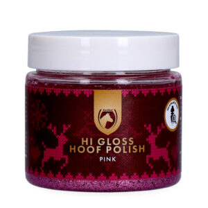 Excellent Horse Christmas Hi Gloss Hoof Polish Pink 150 ml