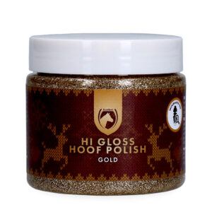 Excellent Horse Christmas Hi Gloss Hoof Polish Gold 150 ml