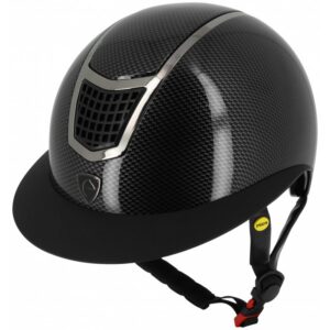 EQUITHEME - Airy BLACK SILVER/GREY - Helmet LM
