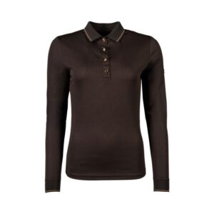 HKM Polo shirt -Rosegold Glamour- Style, longsleeve