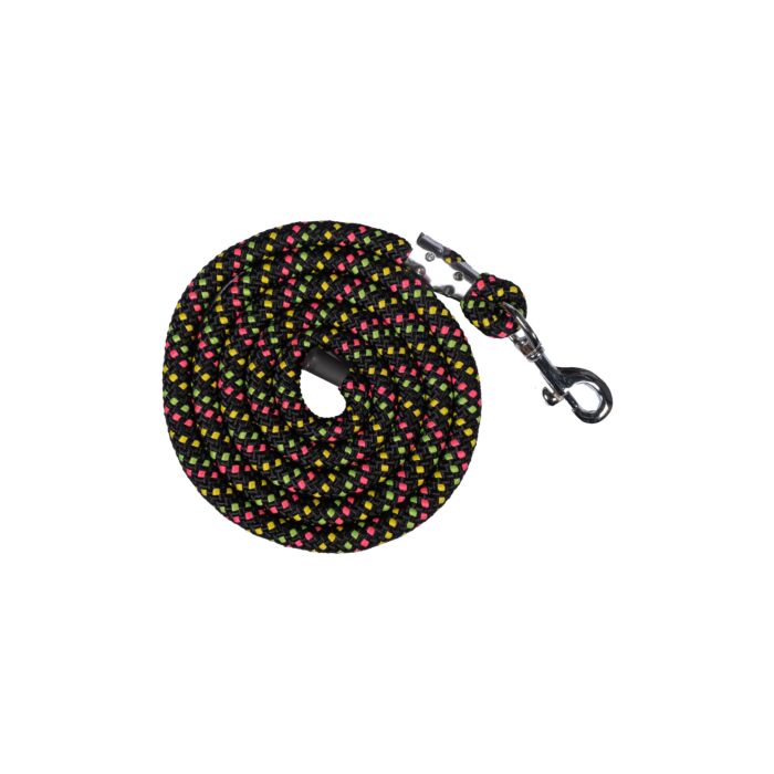 HKM Lead rope -NeonFlash- with snap hook
