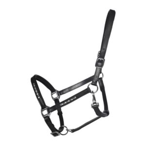 HKM Leather head collar -Sparkle-