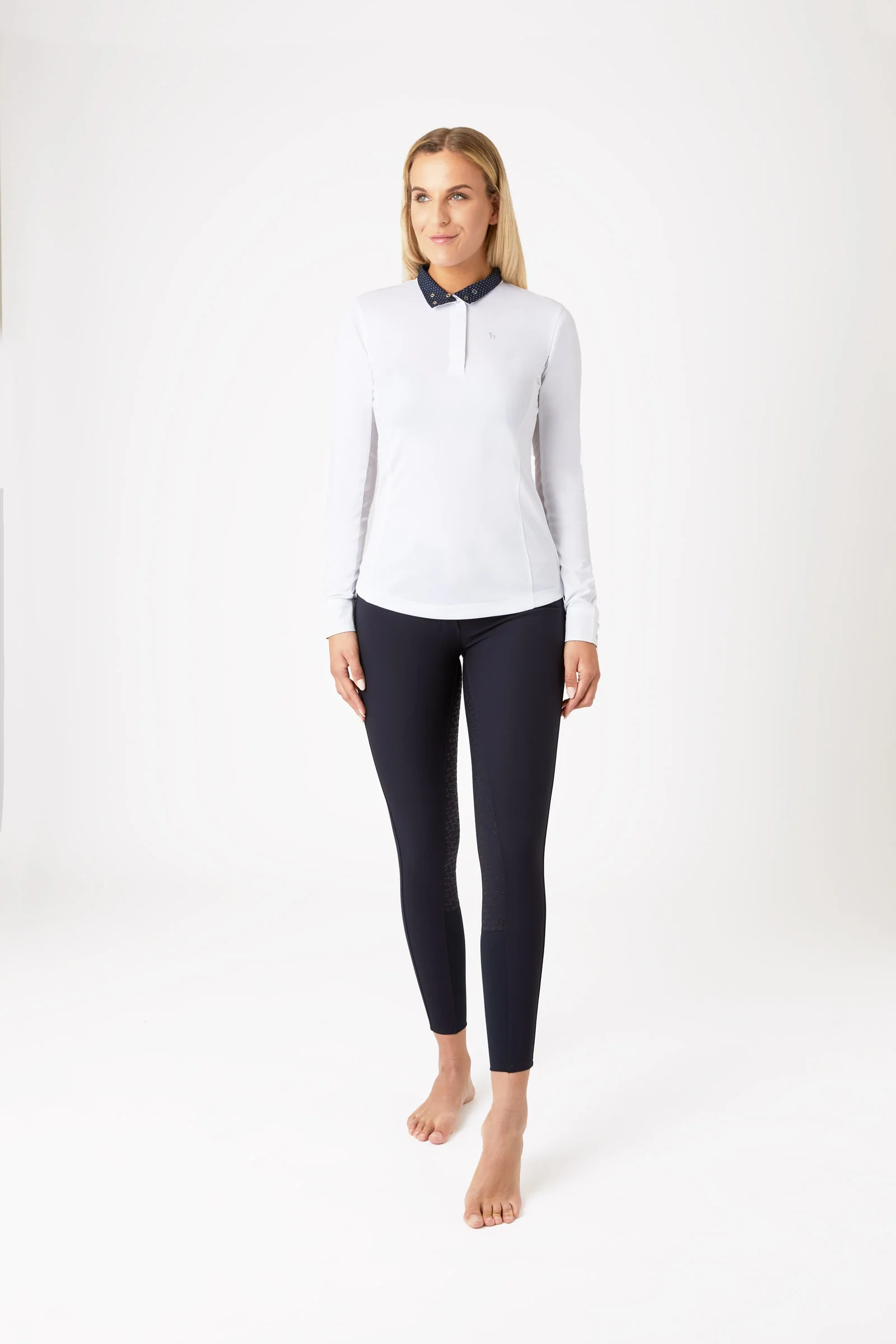 Horze Blaire Women's Long-Sleeved Functional Show Shirt - Image 12