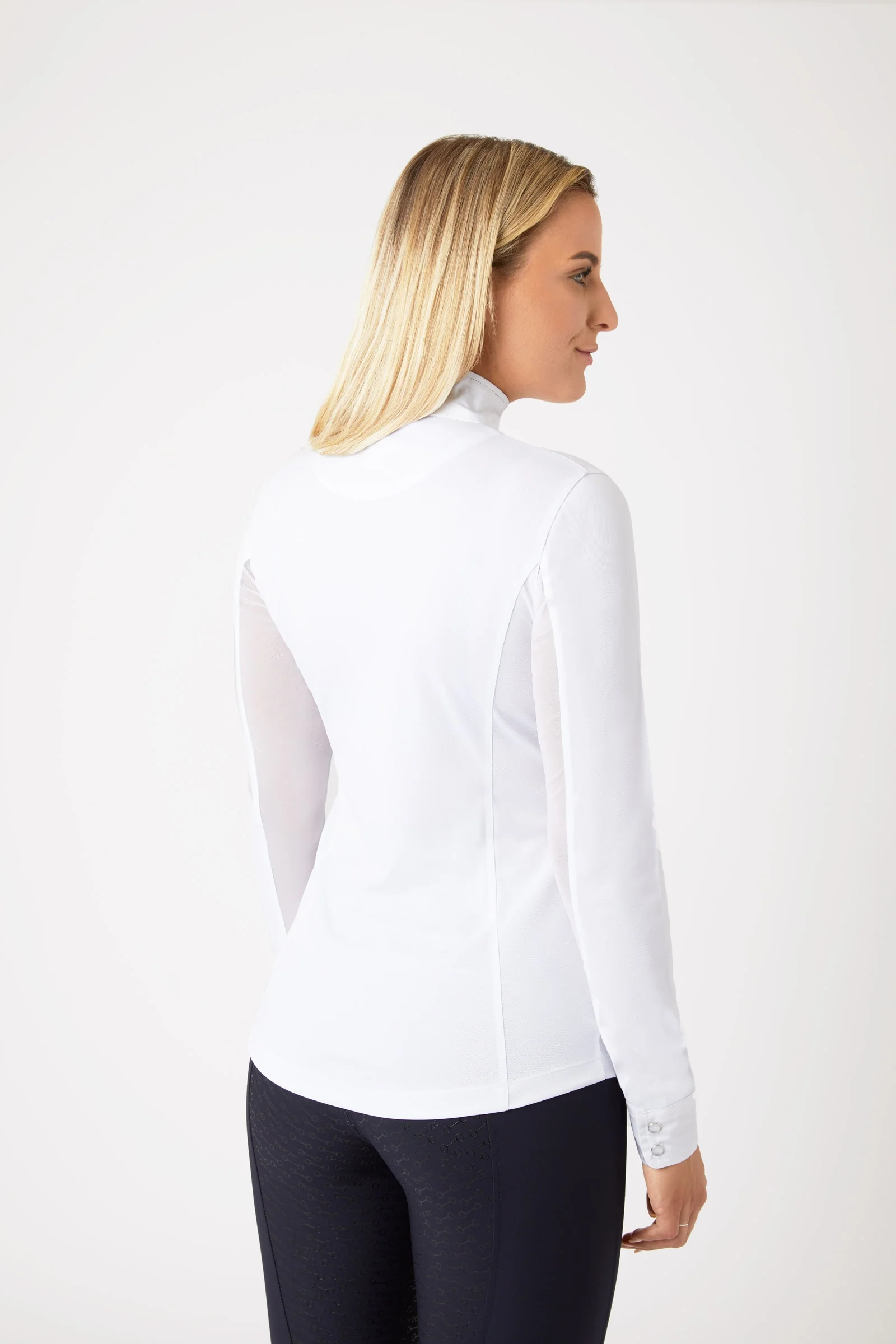 Horze Blaire Women's Long-Sleeved Functional Show Shirt - Image 11