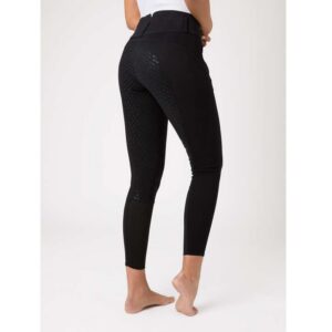 HORZE Black Daniela Women's Silicone Full Seat Breeches