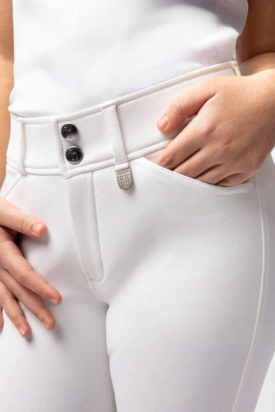 HORZE Grand Prix Kids Silicone Full Seat Breeches - Image 7