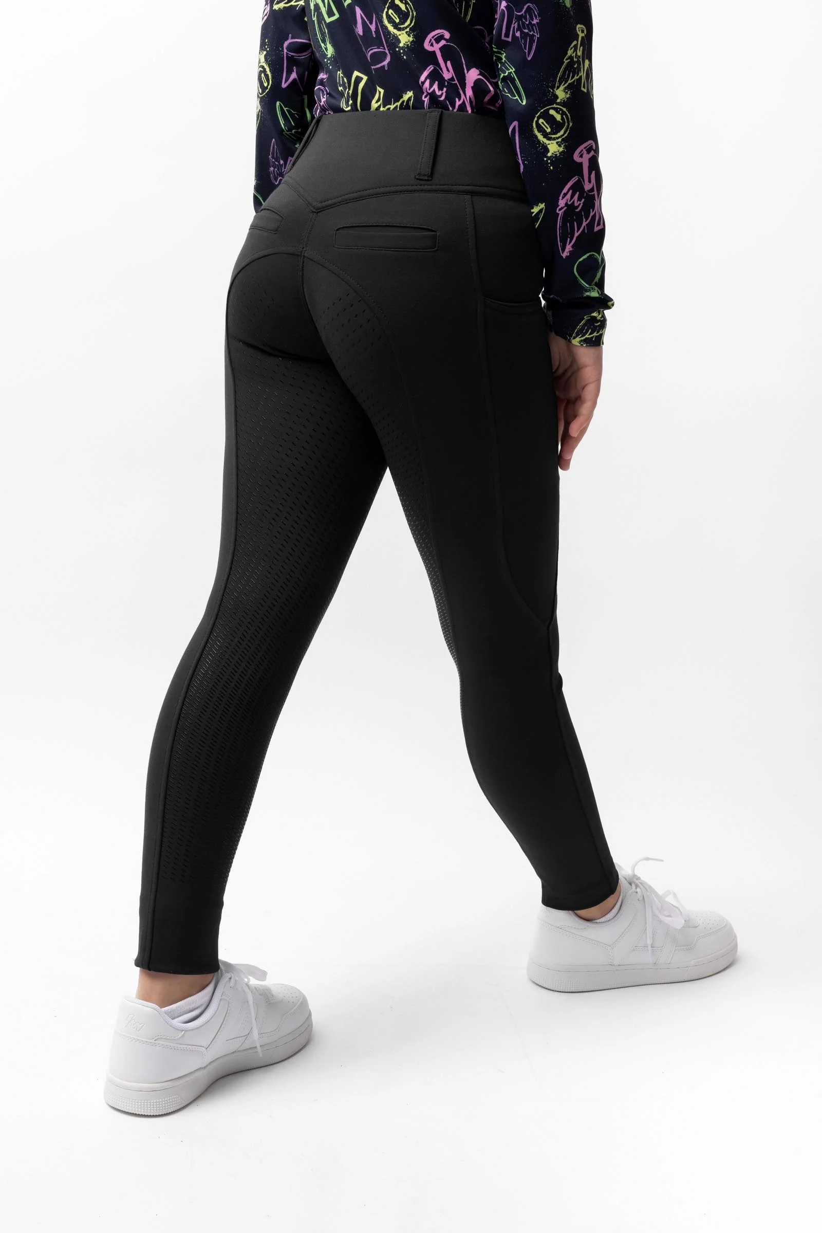 Horze Mira Kids´ Full Grip Breeches - Image 12