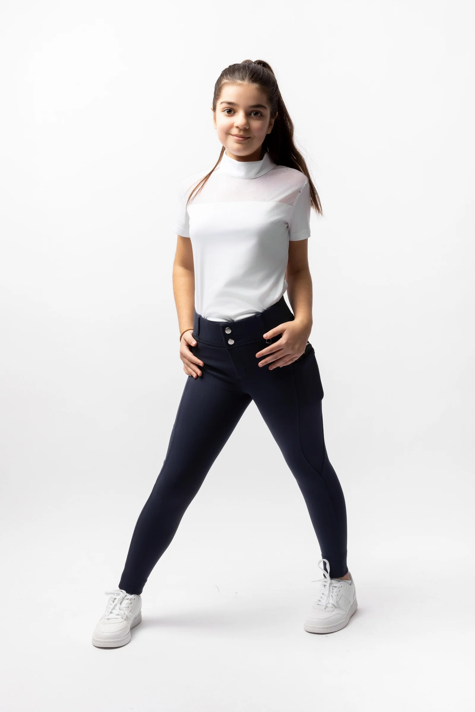 Horze Mira Kids´ Full Grip Breeches - Image 18