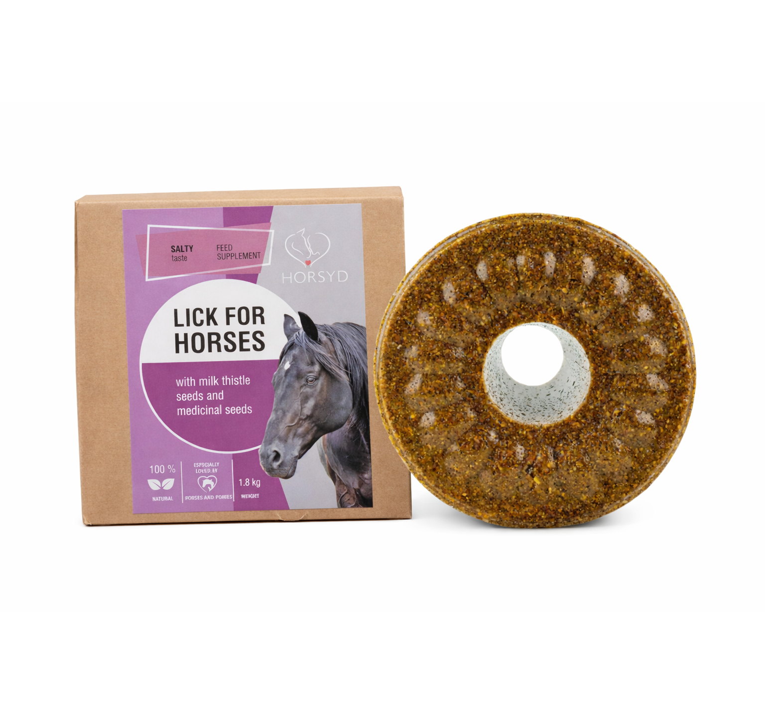 HORSYD Lickable supplement with milk thistle, 1.8 kg.