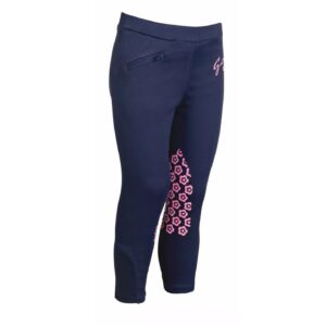 HKM Riding leggings -Gelato- silicone knee patch (134/140 cm)
