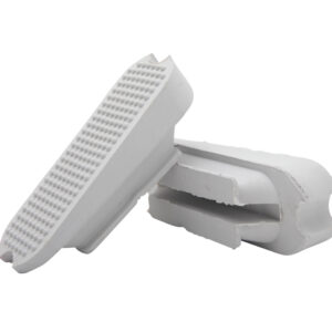 HORKA Fillis stirrup replacement pads ASYMMETRIC (12 cm, white)