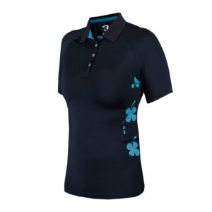 HORKA Kids polo shirt LUCKY CLOVER, navy