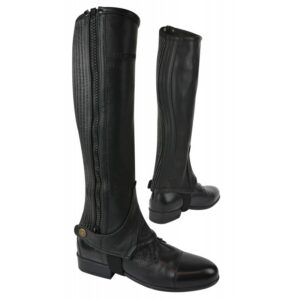 EQUITHÈME - Leather - Half Chaps for kids