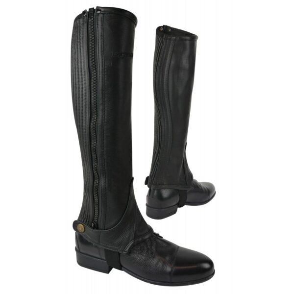 EQUITHÈME - Leather - Half Chaps for kids