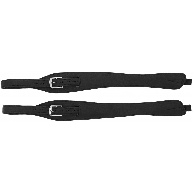 NORTON Flat ergonomic stirrup leathers - CLARINO