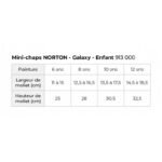 Mini-chaps NORTON -Galaxy- for kids - Image 4