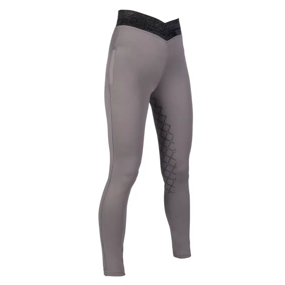 HKM Riding leggings -Ruby- silicone full seat (146/152 cm)